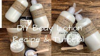 DIY   Simple & Easy Body Lotion Recipe + How to Calculate Fragrance Oil Load  Ellen Ruth Soap