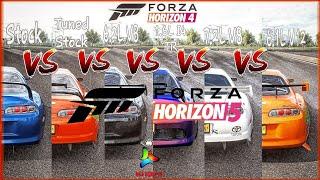 98 Toyota Supra RZ FH4 vs FH5 - The Ultimate Performance and Top Speed Comparison