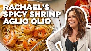 Rachael Ray Makes Spicy Shrimp Aglio Olio  Food Network