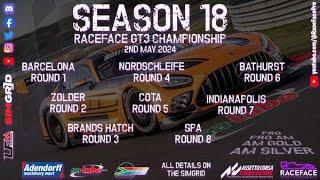 RaceFace.Pro GT3 Championship Round 3 Season 18