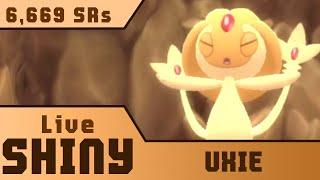 Live Shiny Uxie after 6669 SRs • Pokemon Brilliant Diamond