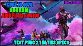 PUBG Mobile Gameloop Test in Core i5 4570 - 8GB Ram -AMD FirePro W5100  Best Gameloop Settings 2022