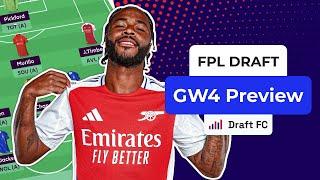 GAMEWEEK 4 WAIVER TIPS for DRAFT FPL