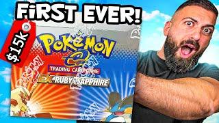 I Opened The FIRST EX Pokemon Box Ever Made $15000