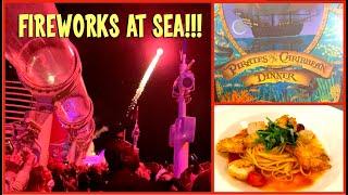 Pirate Night on the Disney Dream Cruise Ship - Food & Fireworks