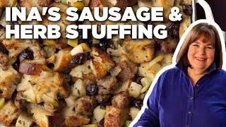 How to Make Inas Sausage and Herb Stuffing  Barefoot Contessa  Food Network