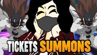 OBTENIENDO 50 Personajes 5 ESTRELLAS?? SUMMONS TICKETS  Bleach Brave Souls Español