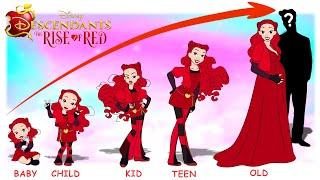 Descendants The Rise of Red Growing Up Compilation  GO WOW