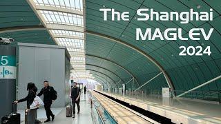 The Shanghai Maglev - From Downtown Shanghai to Shanghai Pudong Airport - 60fps in 4K 2024