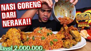 MUKBANG NASI GORENG CABE CAROLINA REAPER + CABE GHOST PEPPER + SAMBEL PEDAS