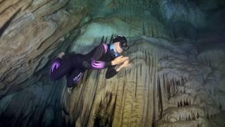 Sahika Ercümen Mağarada Guinness Dünya Rekoru - Guinness World Record in the Cave No Fin Freediving