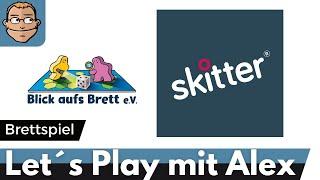 Skitter Lets Play– Brettspiel - neues Schnippspiel auf der Berlin Con
