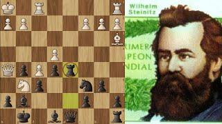 Sparkling Escape by Steinitz  Liverpool Chess Club vs Wilhelm Steinitz