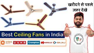 Best Ceiling Fan for Home   Best Ceiling Fans in India   Top 5 Best Under 1500 Fan Price 2024  Guide