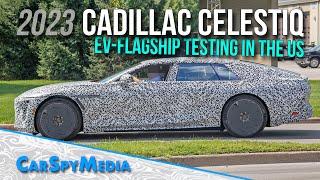 2023 Cadillac Celestiq EV-Flagship Prototype Spied Testing Near GMs Proving Ground In The USA