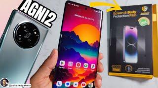 Lava Agni 2 Mein Curve Display Screen Protector Kese Apply Karenge