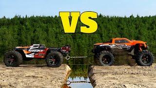 Traxxas X Maxx vs Arrma Kraton 8s  Remote Control Car in Mud  RC Car 4x4