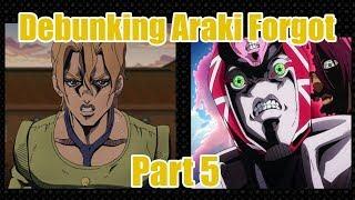 Debunking Araki Forgot Part 5 - Vento Aureo
