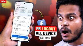 ️How to logout fb account from all devices