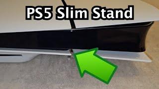 PS5 Slim How to Attach Stand Horizontal