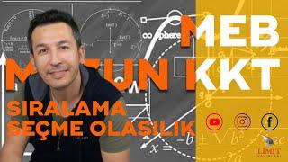 meb mezun kkt 2526  Sıralama ve SeçmeOlasılık