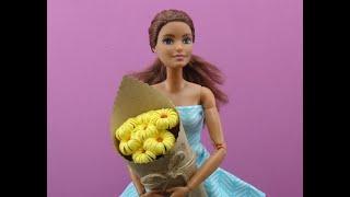 DIY Miniature Craft - Mini Sunflower Bouquet #shorts #miniature #dollhouse