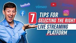 How to Find the Perfect Platform for Your Live Stream