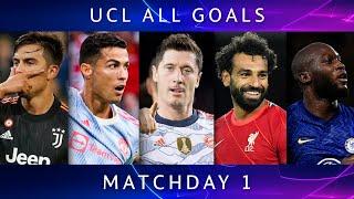 Champions League 202122 All Goals  Matchday 1