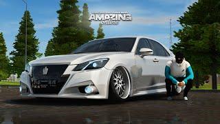 ВОТ ЭТО Я РЕКОМЕНДУЮ Заряженная Toyota Crown в Amazing RP Online GTA CRMP