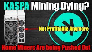 KASPA Mining Is Now UNPROFITABLE - Oh Boy This Is BAD