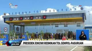 Presiden Jokowi Resmikan Tol Rembang- Pasuruan