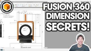 Check out these DIMENSIONING Tips for Fusion 360