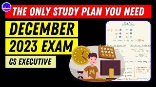 The perfect study Plan for December 2023 EXAMS 
