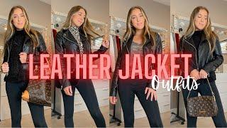 How To Style Leather Jackets  10 Leather Jacket Outfit Ideas  Jordyn Nicole