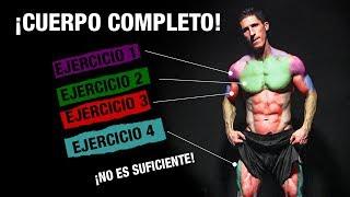 La RUTINA PERFECTA CUERPO COMPLETO Sets y Repeticiones Incluidas