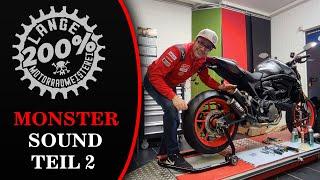 Ducati Monster Sound 2.0 mit SC Project CR-T Dual Carbon  der hat uns noch gefehlt 