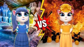 My talking Angela 2  COLD  VS  HOT 