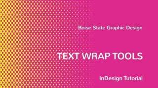 InDesign Text Wrap Tool