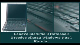 How to Install Windows on Lenovo IdeaPad 3 Notebook Freedos device How to Install Windows with Usb?