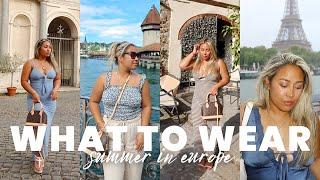 MY SUMMER EUROPE OUTFIT GUIDE 2024 Breaking Down Outfits I Wore Italy Paris UK + Switzerland