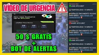 Jumpex Exchange Bono de 50 $ + Bot de AlertasGratis PARA TODOS