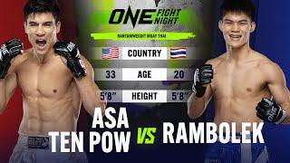 Muay Thai Firefight  Asa Ten Pow vs. Rambolek  Full Fight