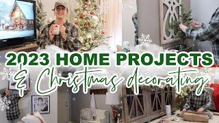 2023 HOME PROJECTS & CHRISTMAS DECORATING  DECORATE WITH ME  FUN GIFT IDEA  Lauren Yarbrough