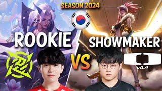 NIP Rookie vs DK ShowMaker - Rookie YONE vs ShowMaker AKALI Mid - Patch 14.11 KR Ranked GRANDMASTER