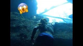 Free Diving over 50 feet deep with no fins 