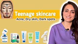 Teenage skin care  Oily  dry normal combination skin  Dermatologist recommends