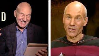 Star Trek Picard Patrick Stewart REACTS to His First Next Generation Interview From 1987