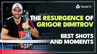 The Resurgence Of Grigor Dimitrov Best Shots & Moments Since Beijing 2023