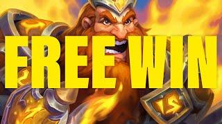 The Free Win strategy on Vanndar  Dogdog Hearthstone Battlegrounds