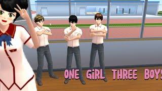 satu perempuan tiga laki-laki #foryou #sakuraschoolsimulator #sakura